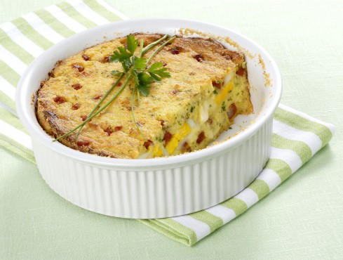 timballo di patate provolone e salsiccia